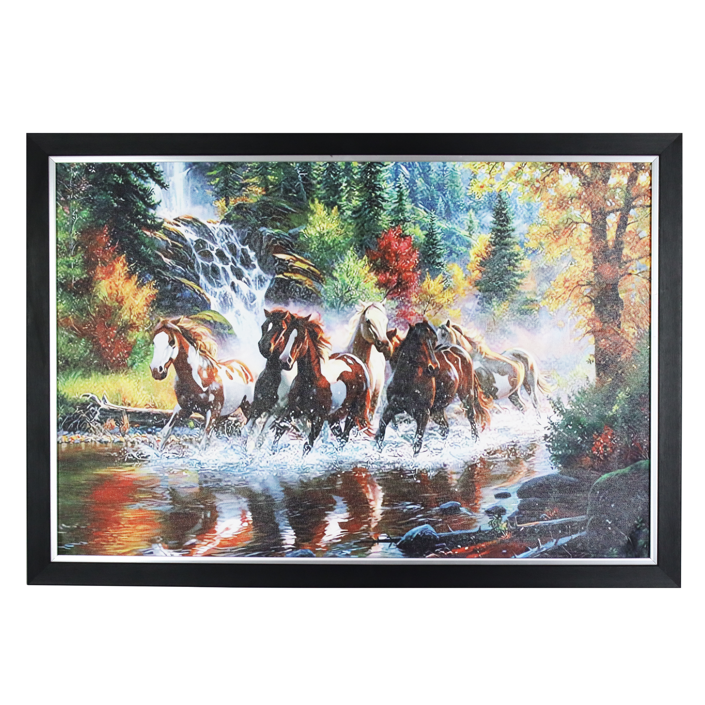 Waterfall Horses