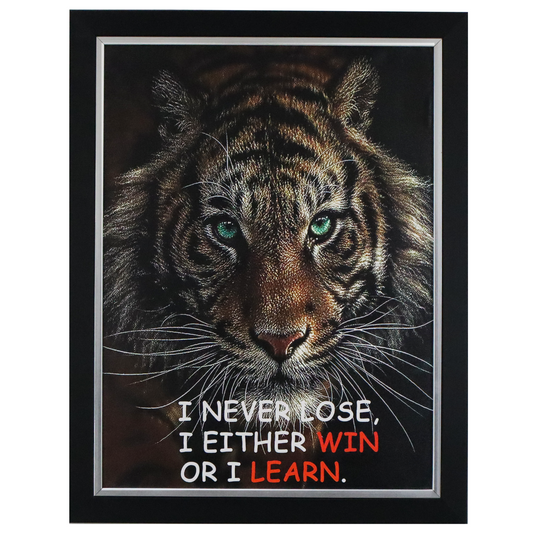 I NEVER LOSE, I EITHER WIN OR I LEARN.