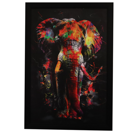 Colourful Abstract Elephant