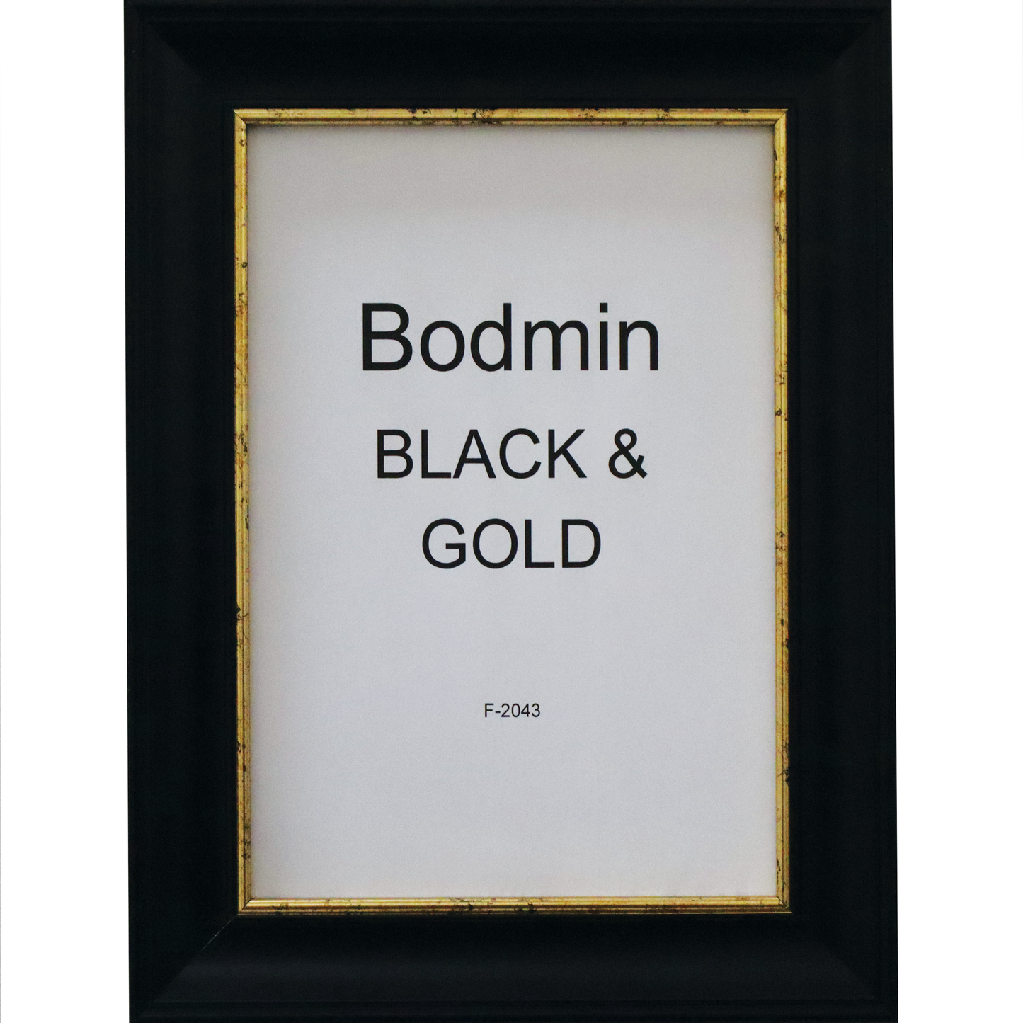 Bodmin Black & Gold Bespoke Frame