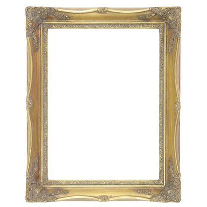 Gilt Ornate Gesso Frame 12in x 16in