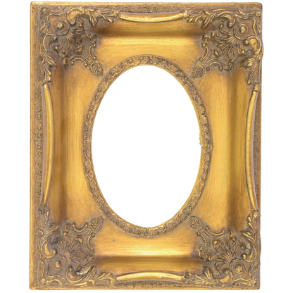 Gilt Oval Frame 5in x 7in