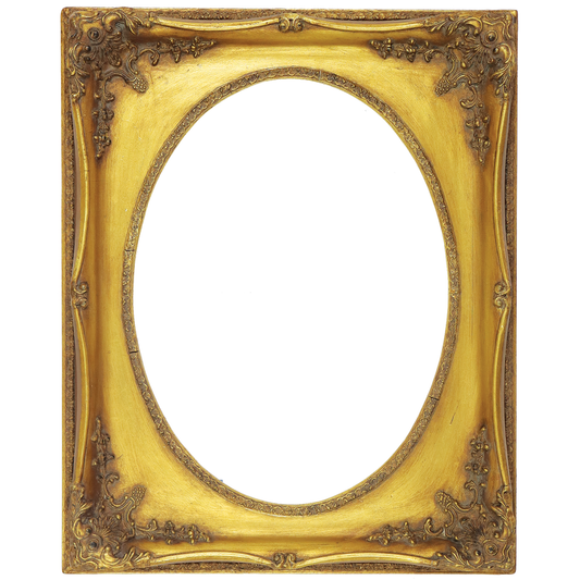 Gilt Oval Frame 12in x 16in